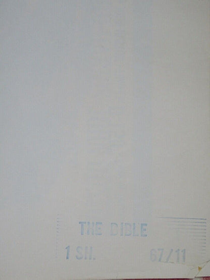 THE BIBLE IN THE BEGINNING FOLDED US ONE SHEET POSTER STEPHEN BOYD A GARDNER '67