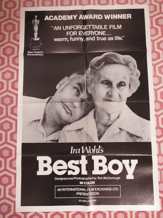 BEST BOY FOLDED US ONE SHEET POSTER IRA WOHL 1979