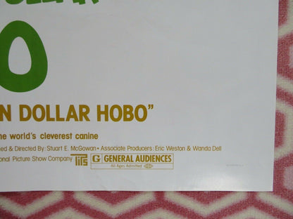 THE BILLON DOLLAR HOBO FOLDED US ONE SHEET POSTER TIM CONWAY WILL GEER 1977