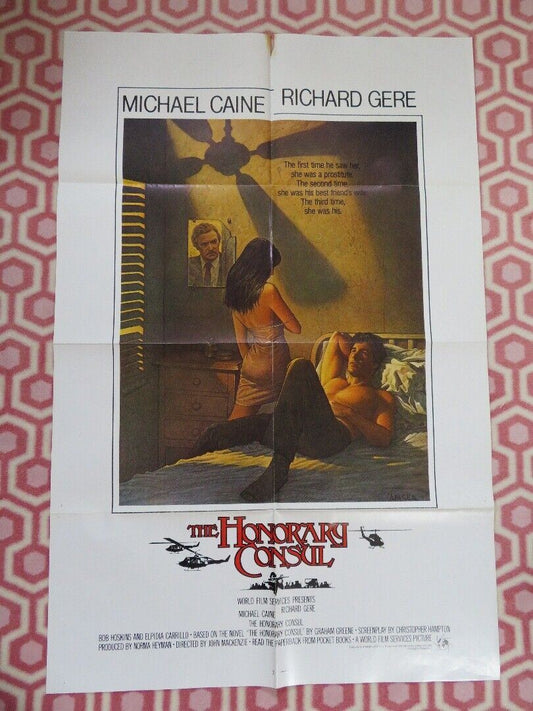 THE HONORARY CONSUL /Beyond the Limit FOLDED US ONE SHEET POSTER 1983