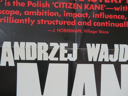 MAN OF MARBLE FOLDED US ONE SHEET POSTER ANDRZEJ WAJDA 1977