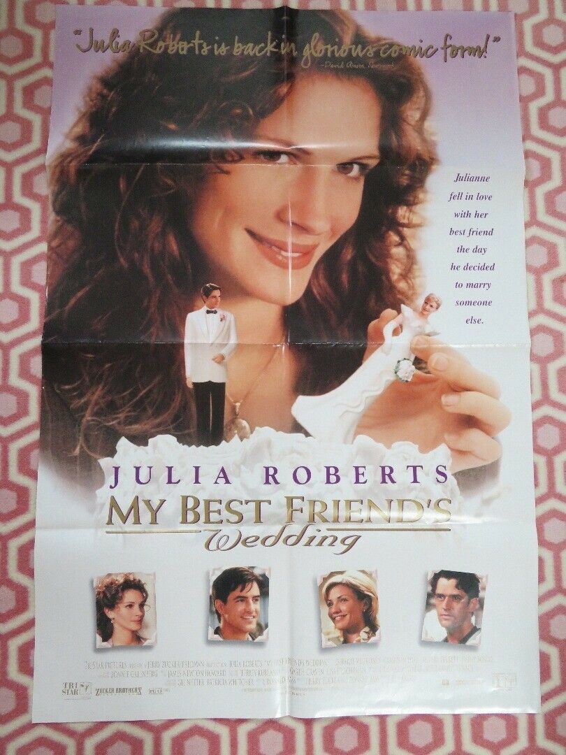 MY BEST FRIEND'S WEDDING  FOLDED US ONE SHEET POSTER J ROBERTS C DIAZ 1997