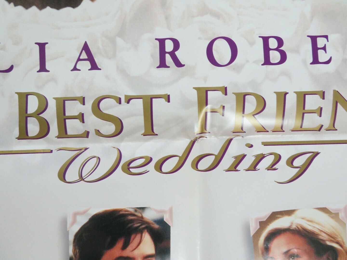 MY BEST FRIEND'S WEDDING  FOLDED US ONE SHEET POSTER J ROBERTS C DIAZ 1997