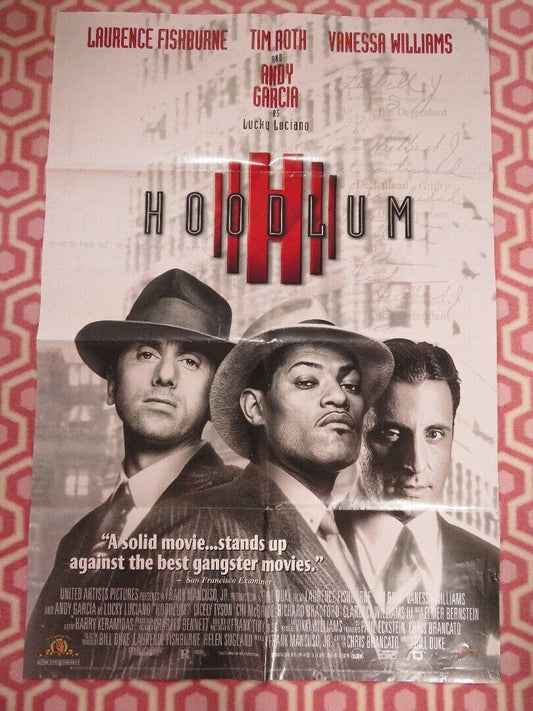 HOODLUM FOLDED US ONE SHEET POSTER TIM ROTH VANESSA WILLIAMS 1997