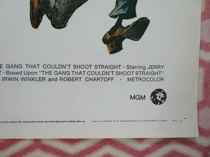 THE GANG THAT COULDN'T SHOOT STRAIGHT FOLDED US ONE SHEET POSTER J ORBACH '71