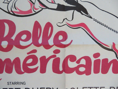 LA BELLE AMERICAINE/ The American Beauty FOLDED US ONE SHEET POSTER R DHERY 1962