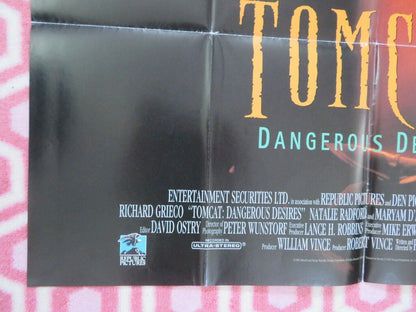 TOMCAT: DANGEROUS DESIRES NOMINATIONS FOLDED US ONE SHEET POSTER R GRIECO 1993