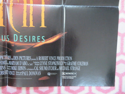 TOMCAT: DANGEROUS DESIRES NOMINATIONS FOLDED US ONE SHEET POSTER R GRIECO 1993