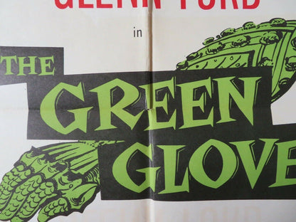 THE GREEN GLOVE  FOLDED US ONE SHEET POSTER GLENN FORD GERALDINE BROOKS 1952