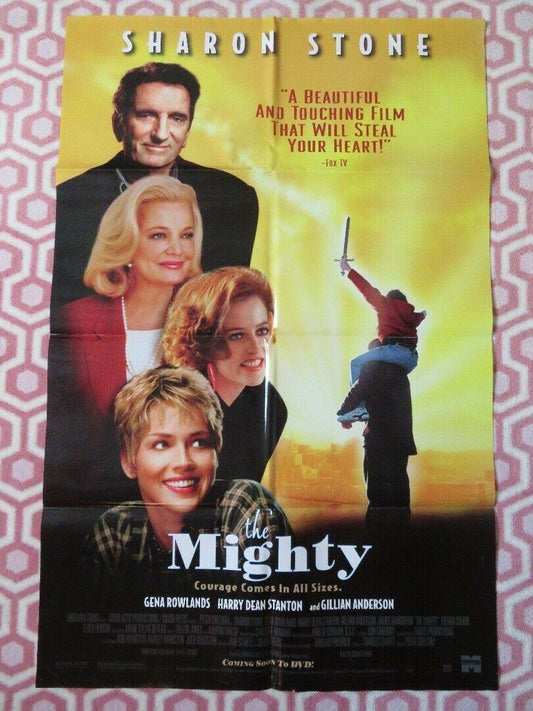 THE MIGHTY US ONE SHEET DVD POSTER FOLDED SHARON STONE GILLIAN ANDERSON 1998