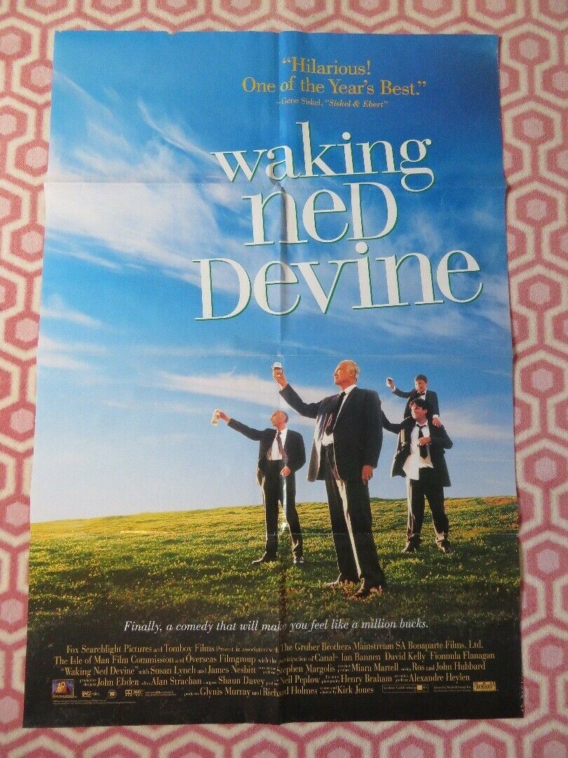 WAKING NED DEVINE FOLDED US ONE SHEET POSTER IAN BANNEN DAVID KELLY 1998