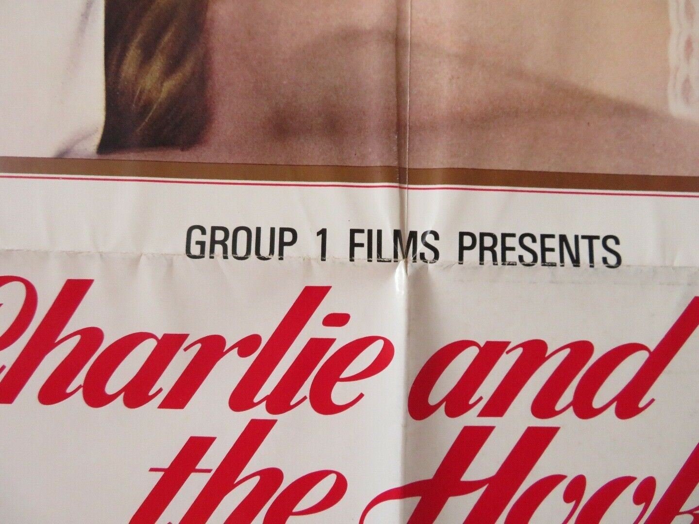 CHARLIE AND THE HOOKER / MY FIRST SIN FOLDED US ONE SHEET POSTER F SUMMERS 1977