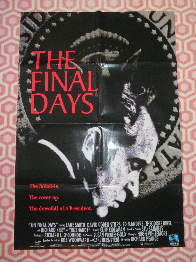 THE FINAL DAYS  FOLDED US ONE SHEET POSTER LANE SMITH  DAVID OGEN STIERS 1989