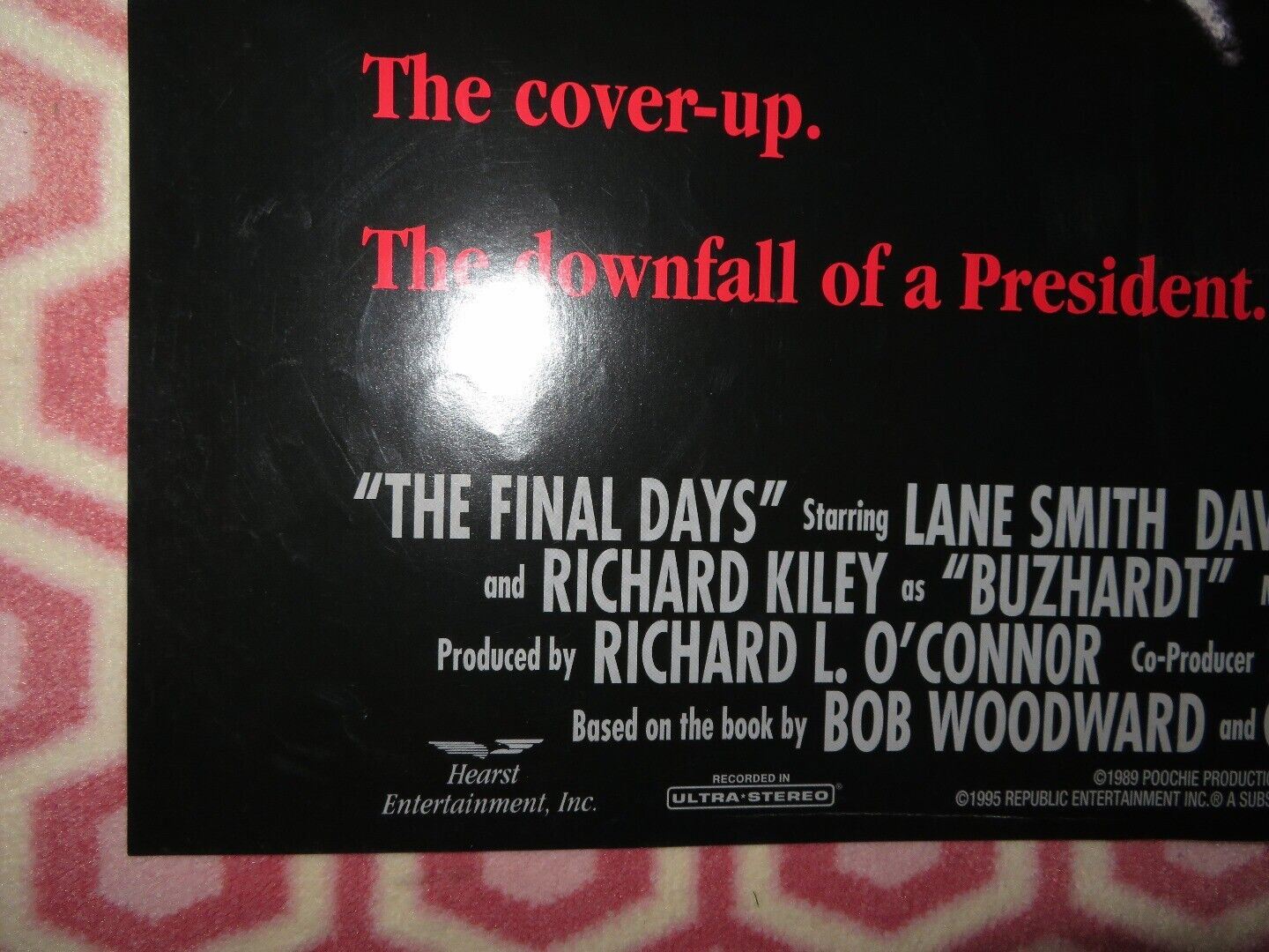 THE FINAL DAYS  FOLDED US ONE SHEET POSTER LANE SMITH  DAVID OGEN STIERS 1989