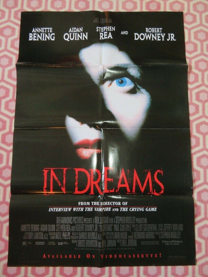 IN DREAMS VIDEO VHS POSTER ONE SHEET FOLDED ANNETTE AIDAN QUINN 1998