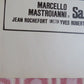 SALUT L'ARTSTE  FOLDED US ONE SHEET POSTER  MARCELLO MASTROIANNI 1973