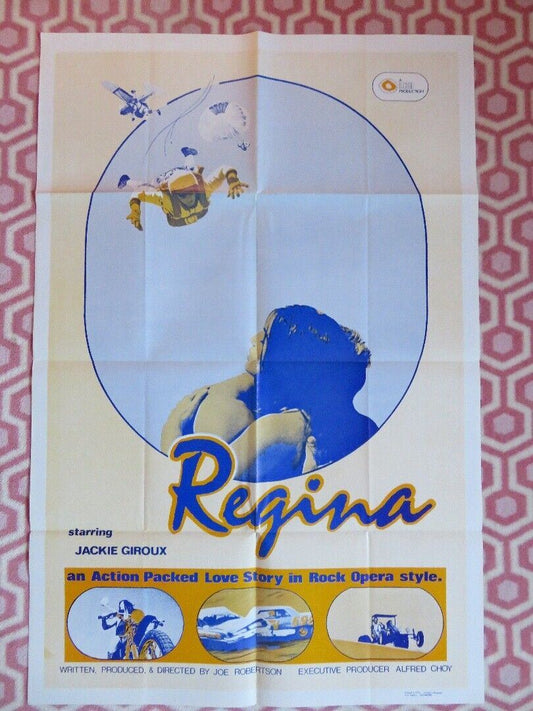 REGINA FOLDED US ONE SHEET POSTER JACKIE GIROUX 1970's/1980's