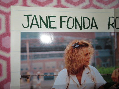 STANLEY & IRIS VIDEO VHS POSTER FOLDED JANE FONDA ROBERT DE NIRO 1988