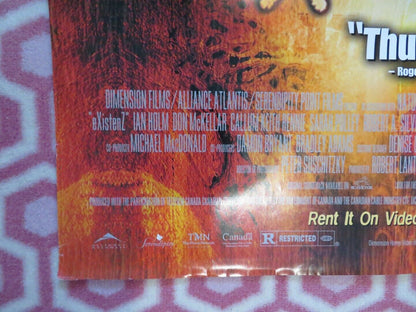 EXISTENZ  VIDEO DVD FOLDED POSTER  DAVID CRONEBERG 1999