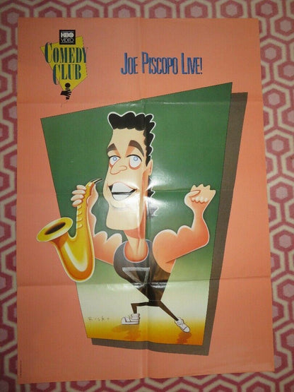 JOE PISCOPO LIVE  VIDEO VHS POSTER FOLDED (26"X37") 1998