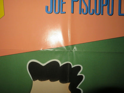 JOE PISCOPO LIVE  VIDEO VHS POSTER FOLDED (26"X37") 1998