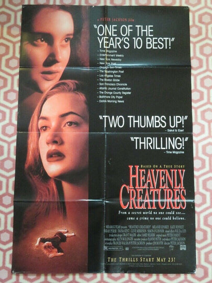 HEAVENLY CREATURES VIDEO laserdisc POSTER FOLDED P JACKSON 1994