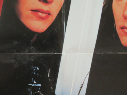 BLACK WIDOW VIDEO VHS POSTER FOLDED DEBRA WINGER THERESA RUSSELL 1987