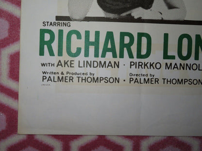 MAKE LIKE A THIEF FOLDED US ONE SHEET POSTER RICHARD LONG 1964