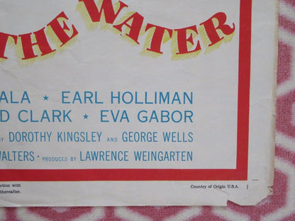 DON'T GO NEAR THE WATER FOLDED US ONE SHEET POSTER GLEEN FORD GIA SCALA 1957