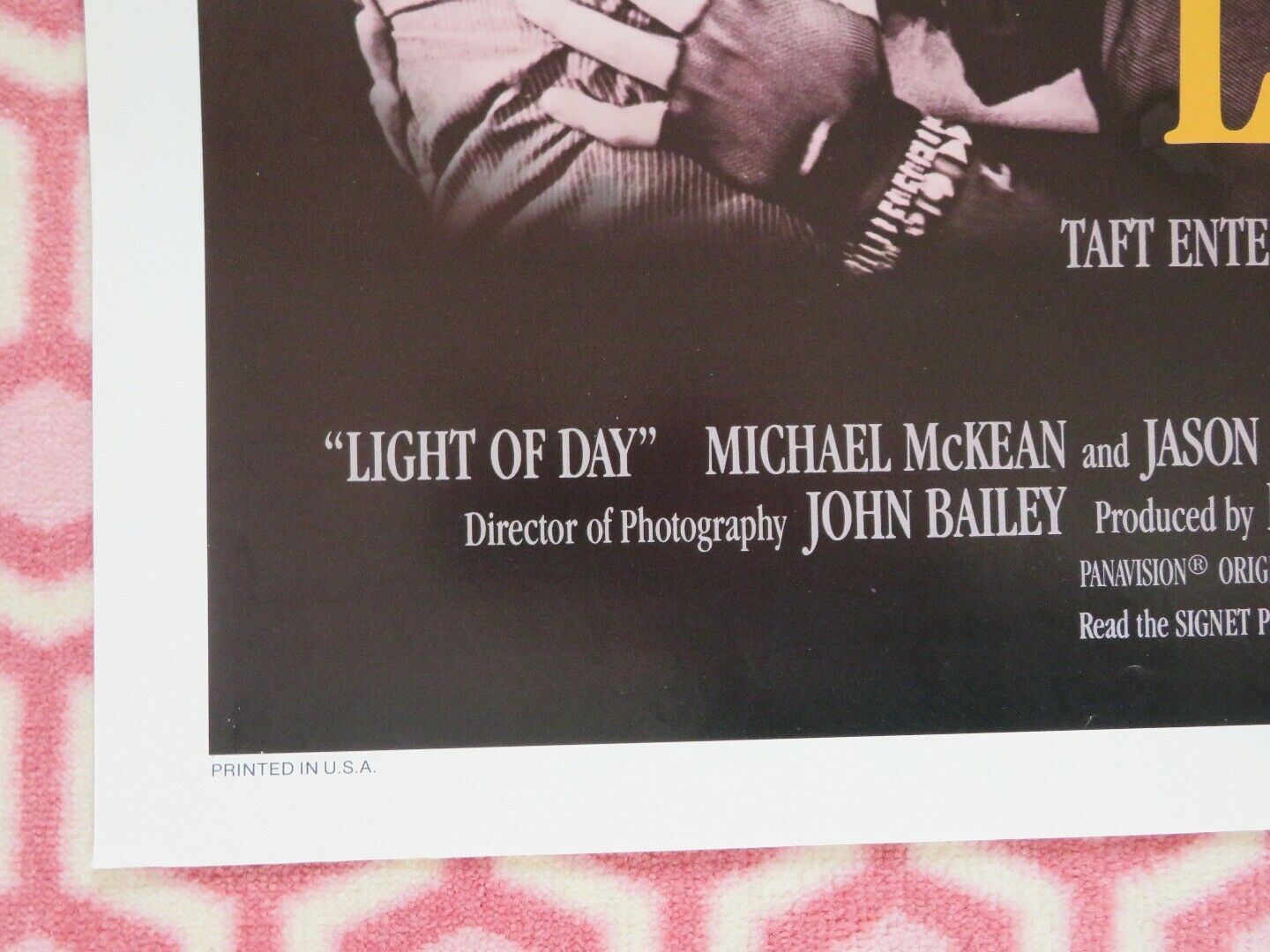 LIGHT OF DAY FOLDED US ONE SHEET POSTER MICHAEL J.FOX JOAN JETT 1987