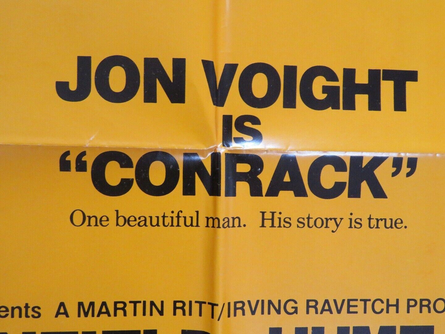 CONRACK US ONE SHEET POSTER  JON VOIGHT PAUL WINFIEL 1974