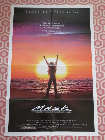 MASK US ONE SHEET POSTER  CHER SAM ELLIOTT 1985