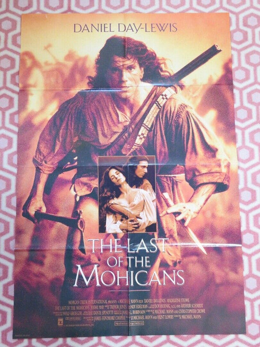 THE LAST OF THE MOHICANS  US ONE SHEET POSTER DANIEL DAY-LEWIS 1992