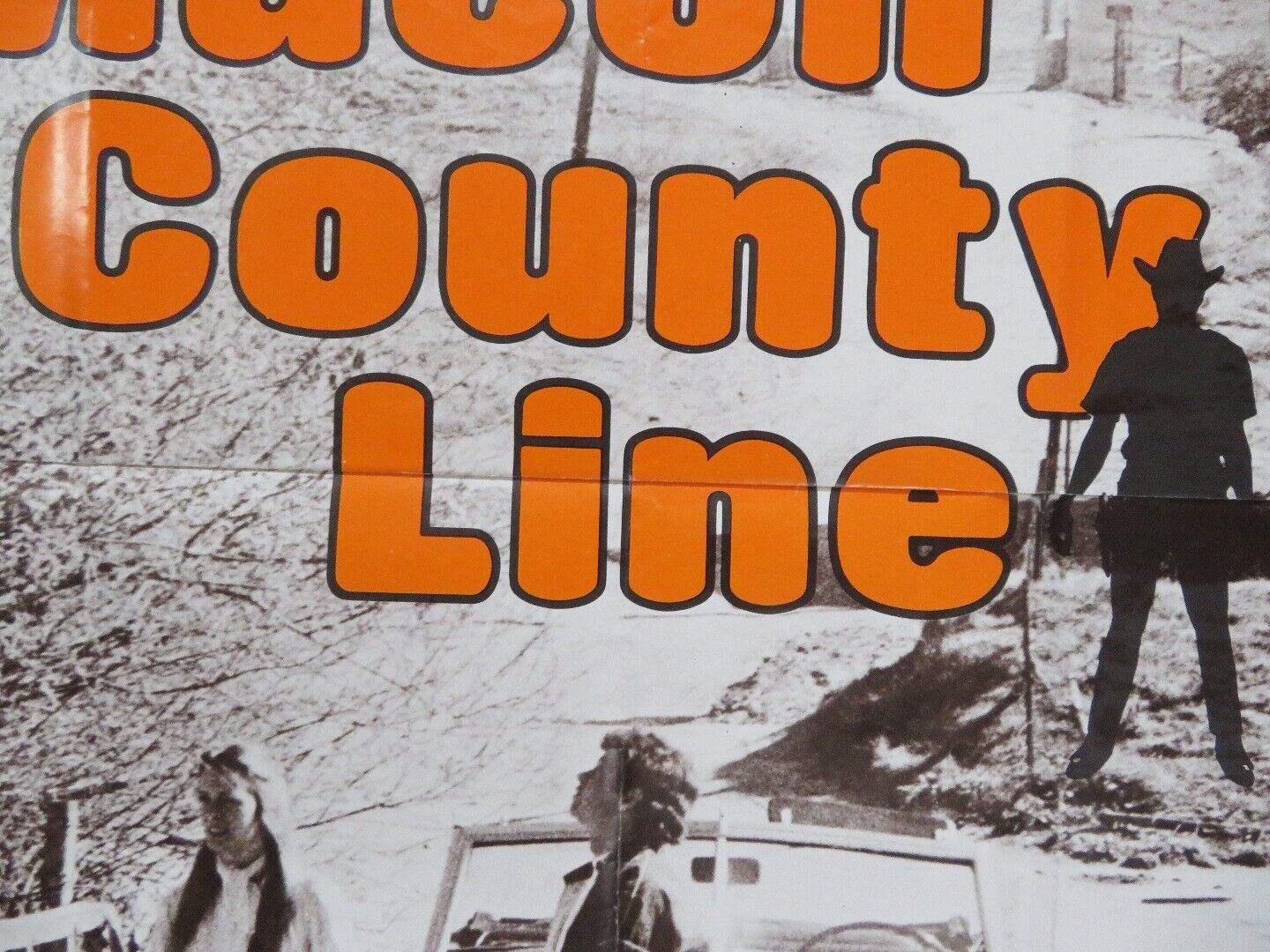 MACON COUNTRY LINE  US ONE SHEET POSTER ALAN VINT CHERYL WATERS 1974