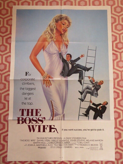 THE BOSS' WIFE  US ONE SHEET POSTER DANIEL STERN ARIELLE DOMBASLE 1986