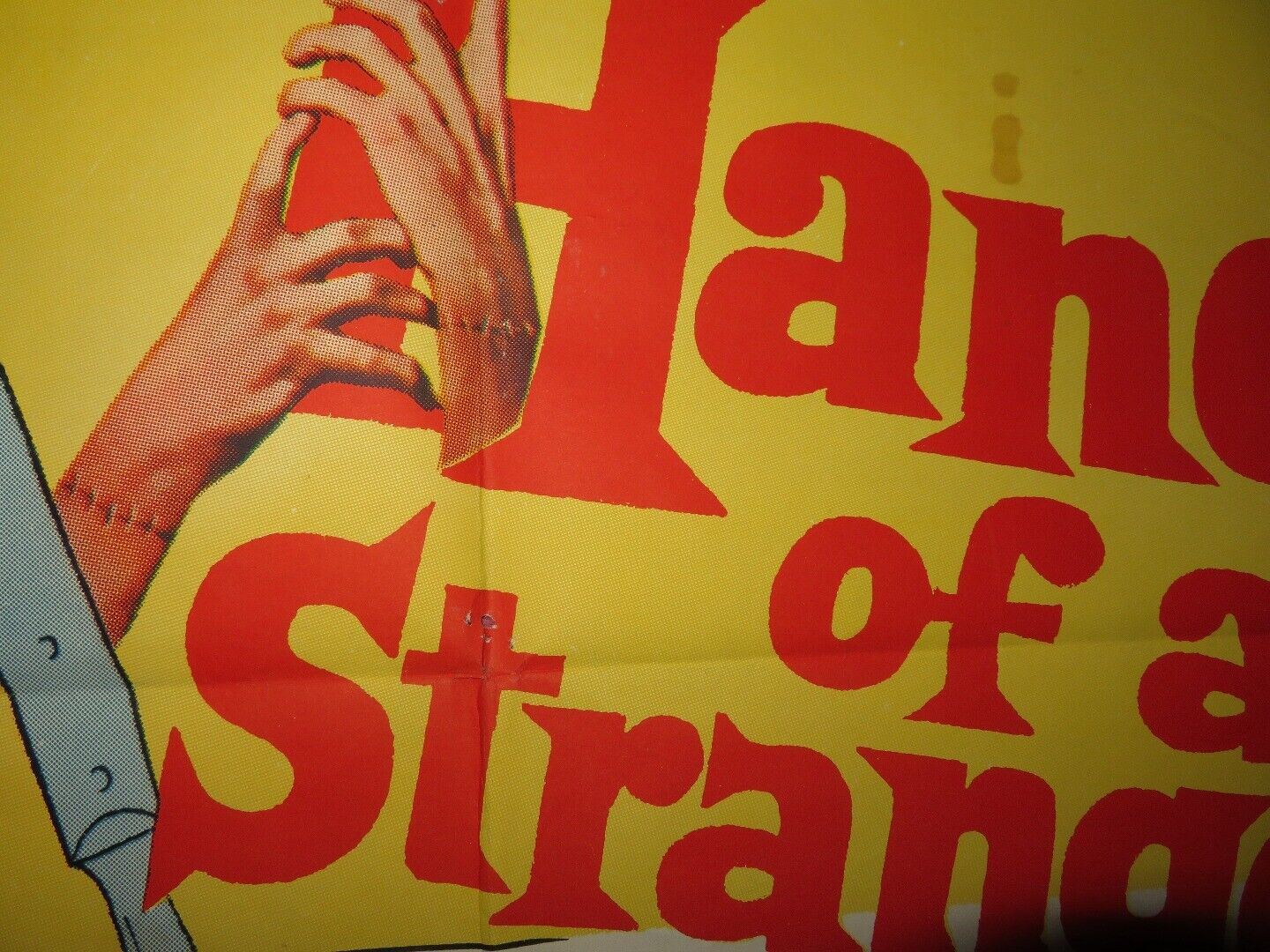 HANDS OF A STRANGER  US ONE SHEET POSTER PAUL LUKATHER JOAN HARVEY 1962