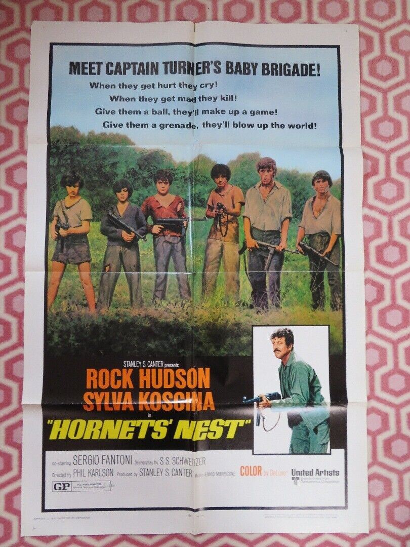 HORNETS' NEST US ONE SHEET POSTER ROCK HUDSON SYLVA KOSCINA 1970