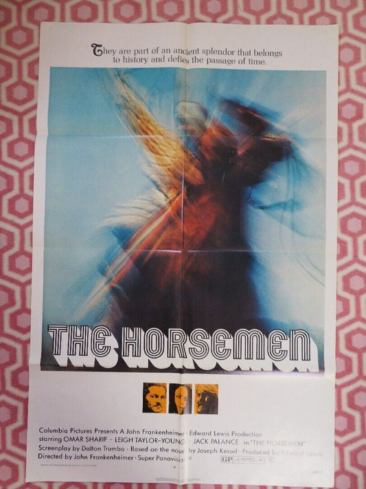 THE HORSEMEN  US ONE SHEET POSTER OMAR SHARIF LEIGH TAYLOR-YOUNG 1971