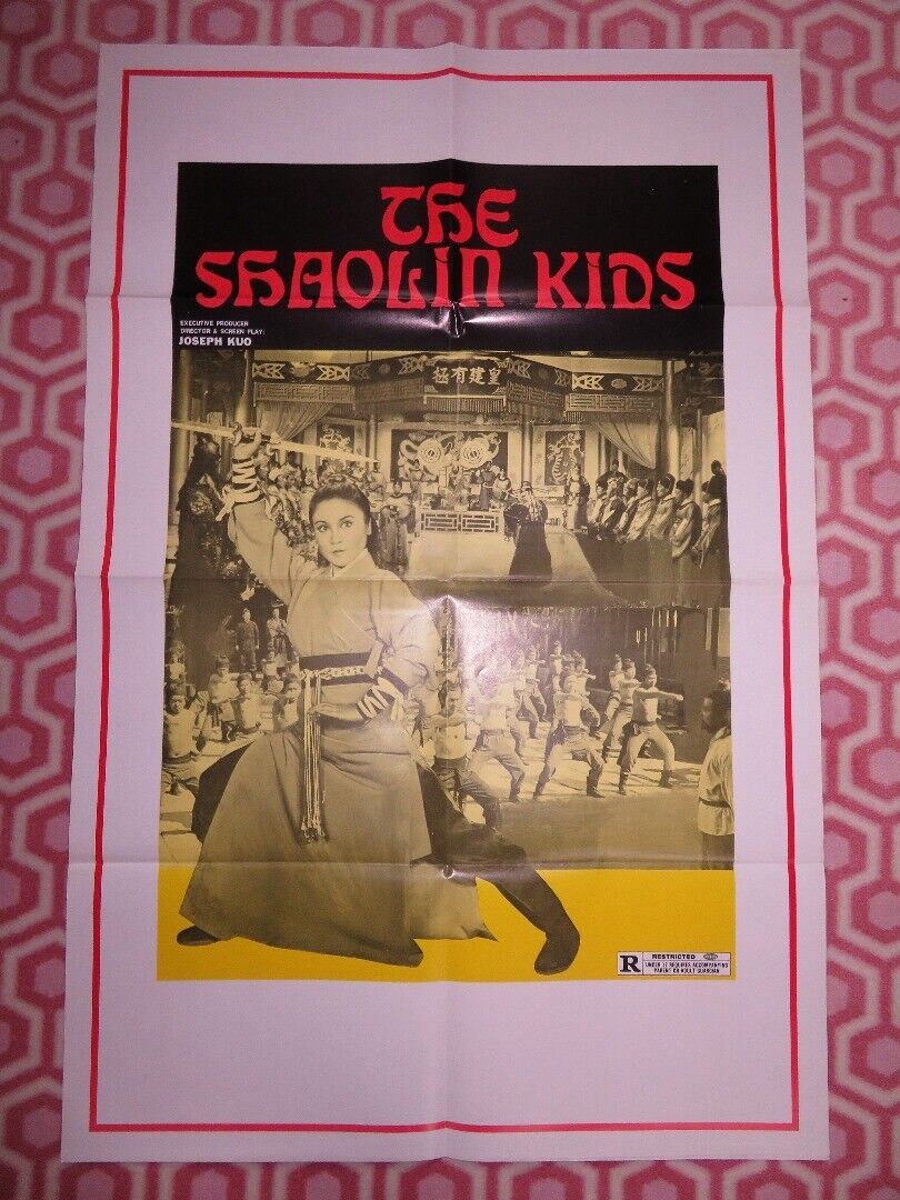 THE SHAOLIN KIDS/ Shao Lin xiao zi KUNG FU US ONE SHEET POSTER JOSEPH KUO 1975