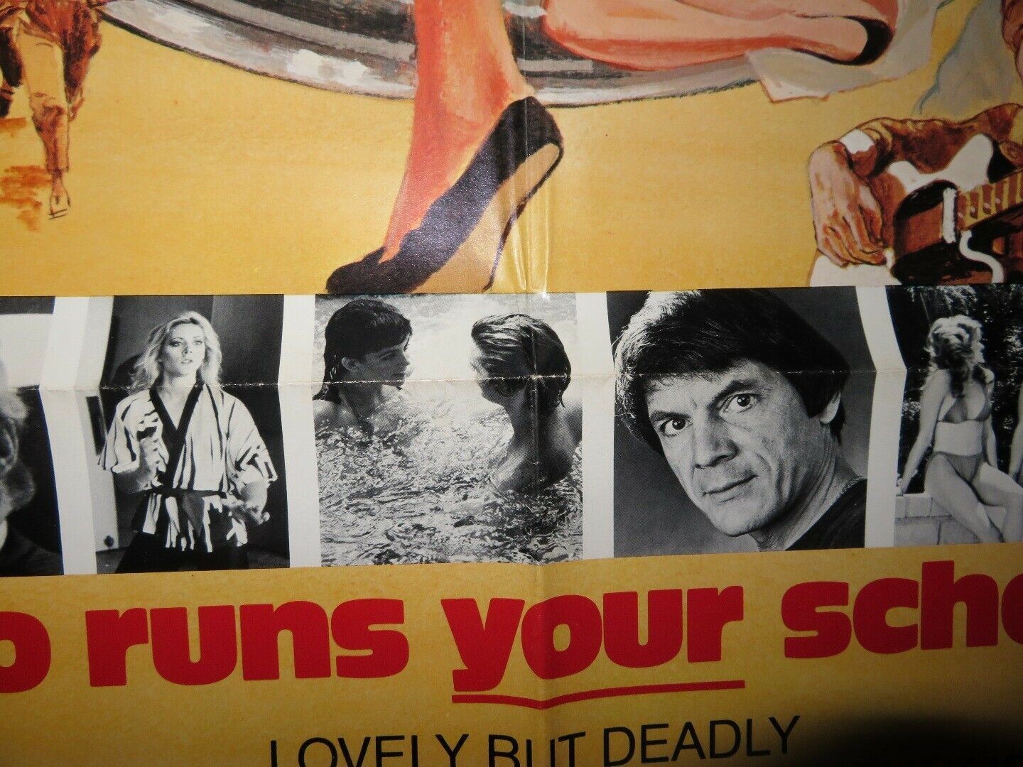 LOVLEY BUT DEADLY  US ONE SHEET POSTER LUCINDA DOOLING JOHN RANDOLPH 1982