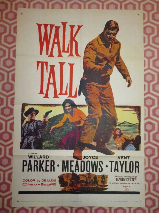 WALK TALL US ONE SHEET POSTER WILLAR PARKER JOYCE MEADOWS 1960