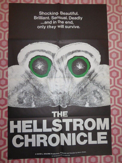 HELSTROM CHRONICLE  US ONE SHEET POSTER WALON GREEN 1971