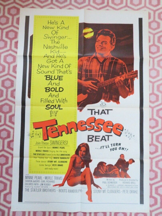 THAT TENNESSEE BEAT US ONE SHEET POSTER MINNIE PEARL MERLE TRAVIS 1966