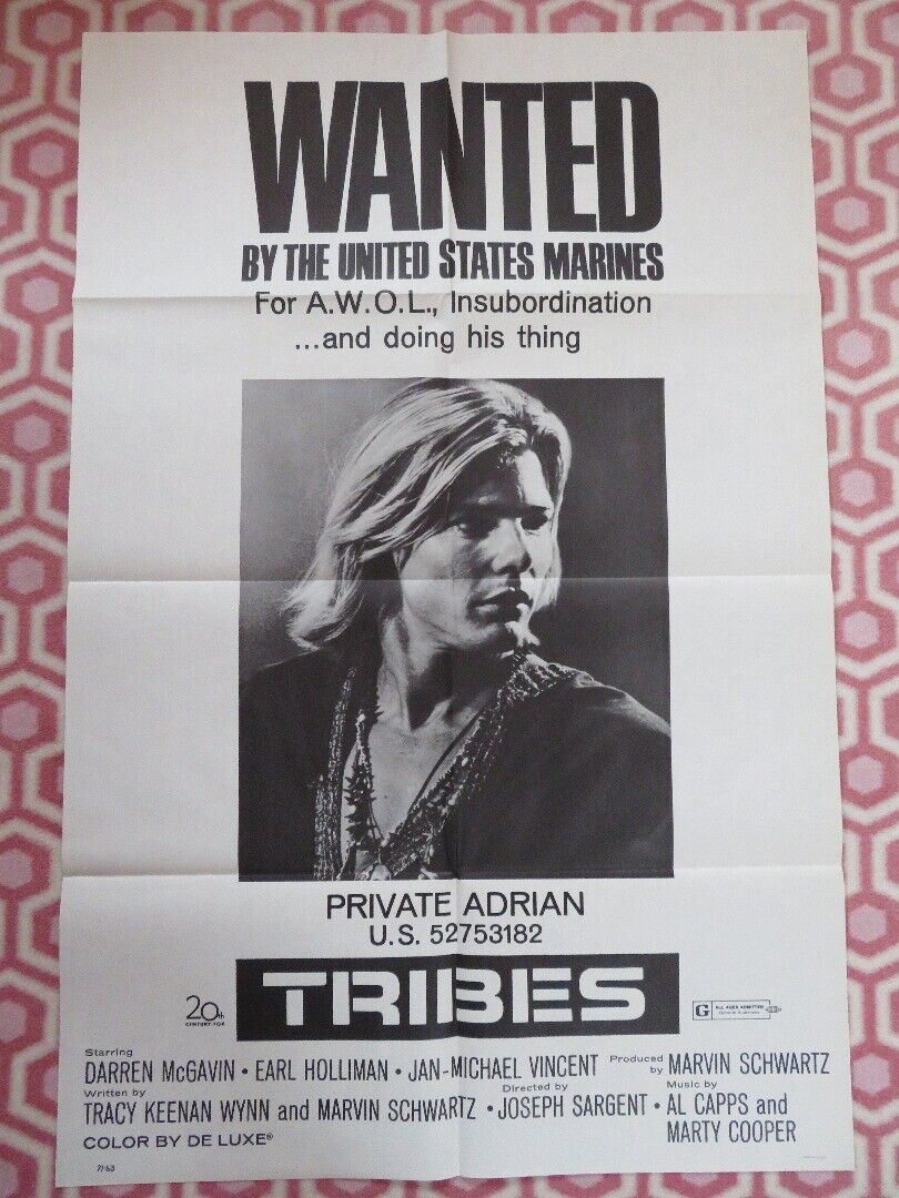 TRIBES/ THE TRIBE TV MOVIE US ONE SHEET POSTER WAYNE MAUNDER SLIM PICKENS 1971