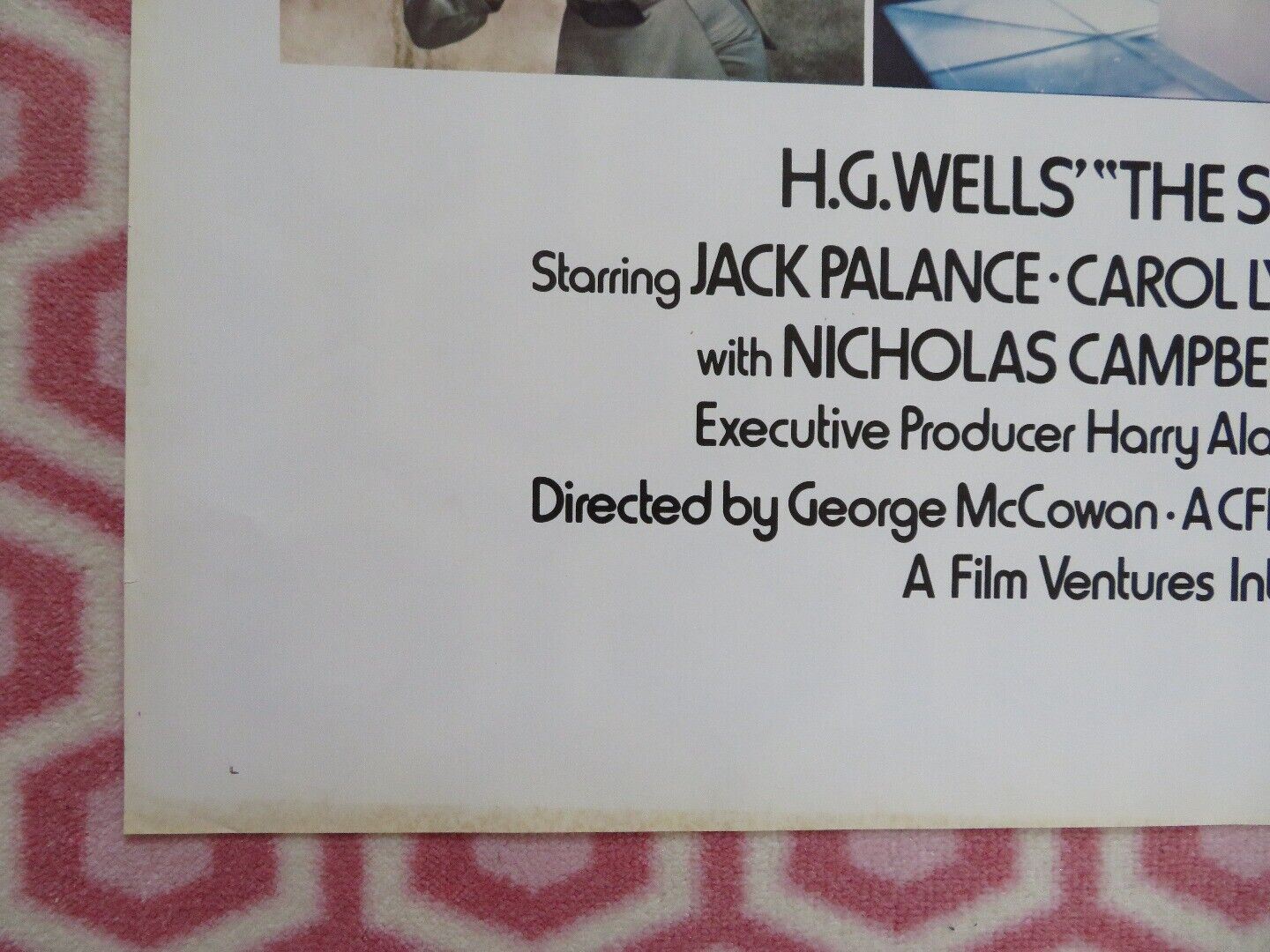 THE SHAPE OF THINGS TO COME  US ONE SHEET POSTER H.G.WELLS JACK PALANCE 1979