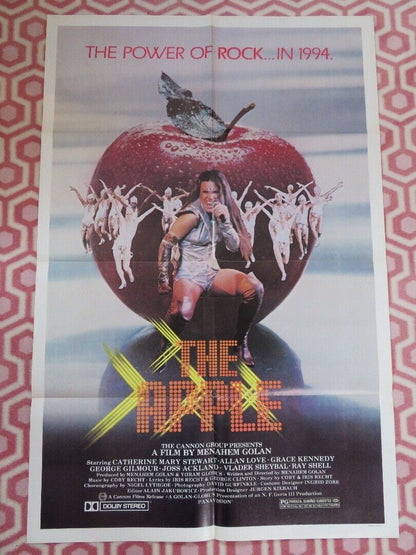 THE APPLE CANNON US ONE SHEET POSTER CATHERINE MARY STEWART 1980