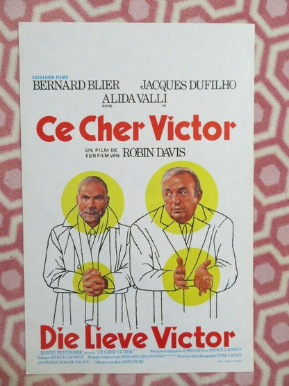 CE CHER VICTOR BELGIUM (21.5"x14.5") POSTER BERNARD BLIER ALIDA VALLI 1975