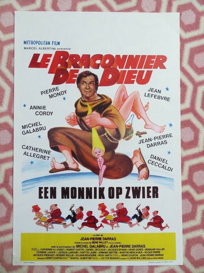 LE BRACONNIER DE DIEU /The Poacher of God BELGIUM (22.5"x14.5") POSTER 1983