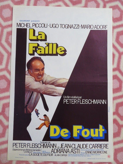 LA FAILLE / Weak Spot  BELGIUM (21.5"x14.5") POSTER MICHEL PICCOLI 1975