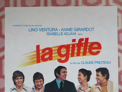 LA GIFLE / The Slap BELGIUM (21.5"x14") POSTER LINO VENTURA ANNIE GIRARDOT 1974